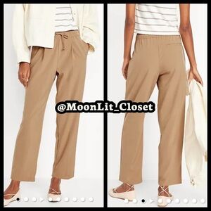 🐝 Old Navy High-Waisted Billie Straight Ankle Trouser Teakwood Plus Size 2X